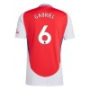 Arsenal Gabriel 6 Hjemme 2024-25 - Herre Fotballdrakt